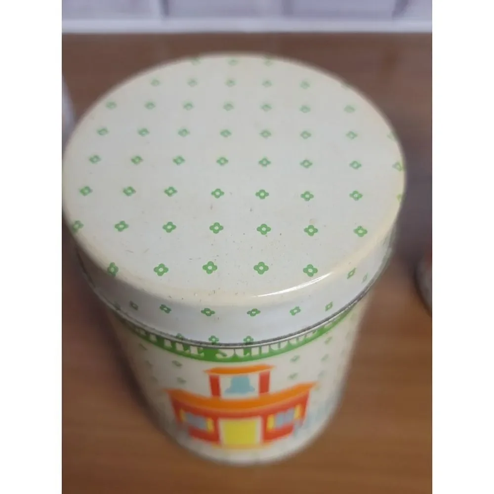 1970's Little School House Nesting Tins